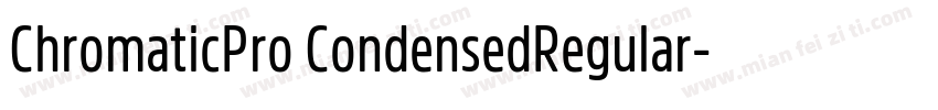 ChromaticPro CondensedRegular字体转换